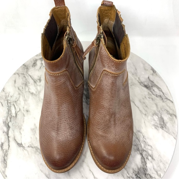 Sofft Ardmore Brown Leather Comfort Booties 7.5 Bohemian Western Classic Casual - Picture 6 of 15